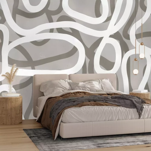 Fotobehang Moderne abstracte patronen met geometrische vormen