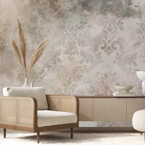 Fotobehang Provençaals patroon in modern beton