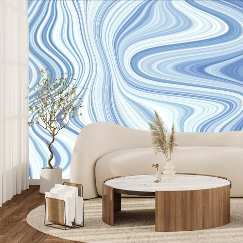 Fotobehang Patroon met een dynamisch golvend patroon