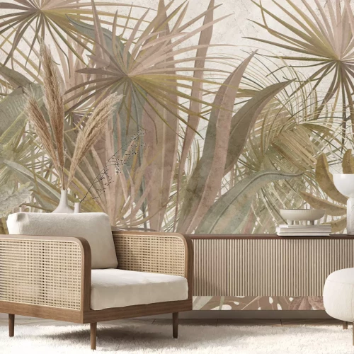 Fotobehang Een lommerrijk paradijs in de tropische jungle