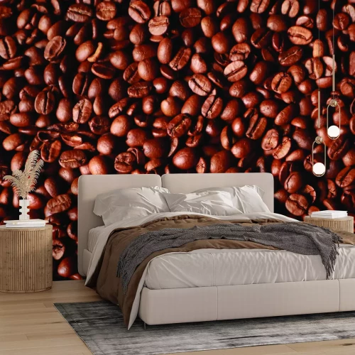 Fotobehang De aroma&#39;s van vers gebrande koffiebonen