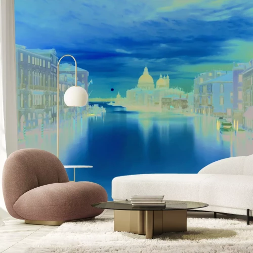 Fotobehang Romantisch Venetië bij schemering