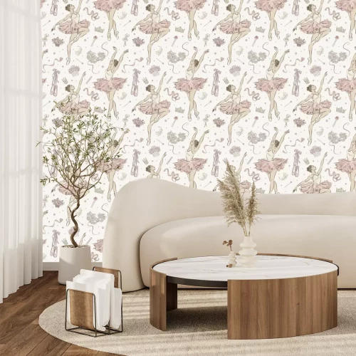 Fotobehang Elegante vrouwen dansen ballet