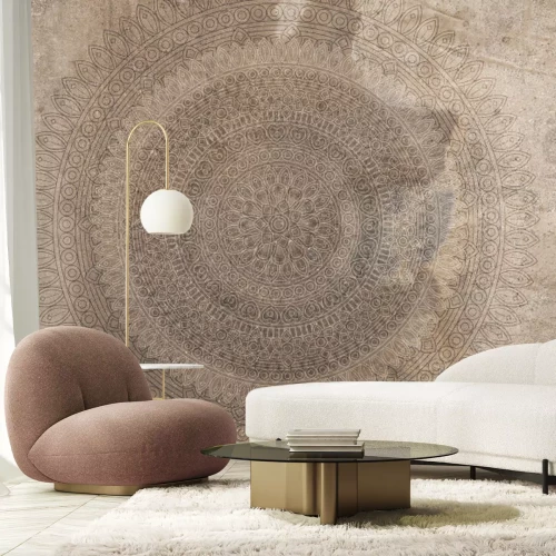 Fotobehang Decoratieve compositie met een mandala