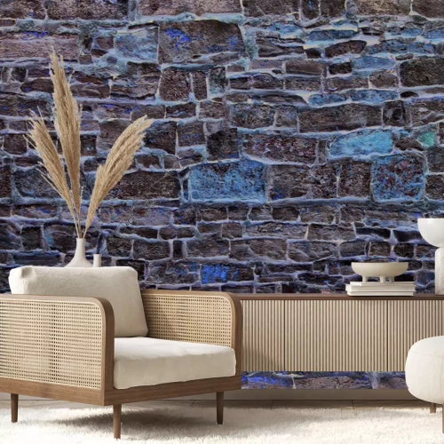 Fotobehang Stenen muur