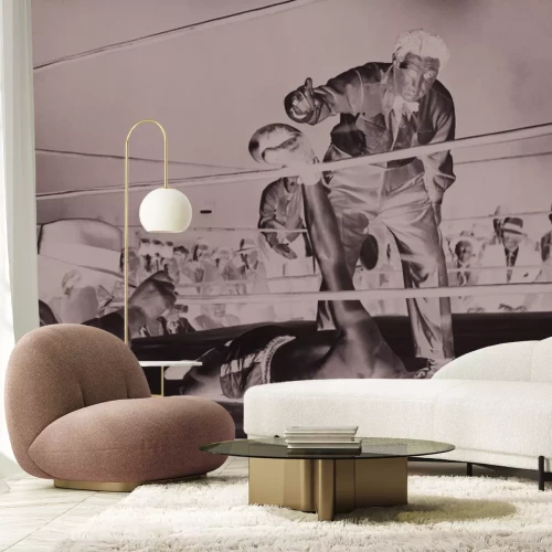 Fotobehang De scheidsrechter telt een speler