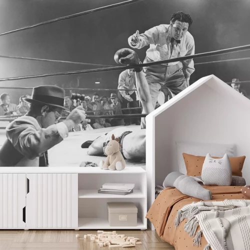 Fotobehang De scheidsrechter telt een speler