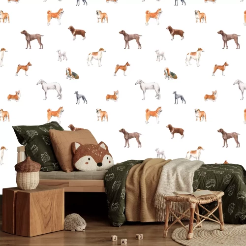 Fotobehang Rashonden in een artistieke uitvoering