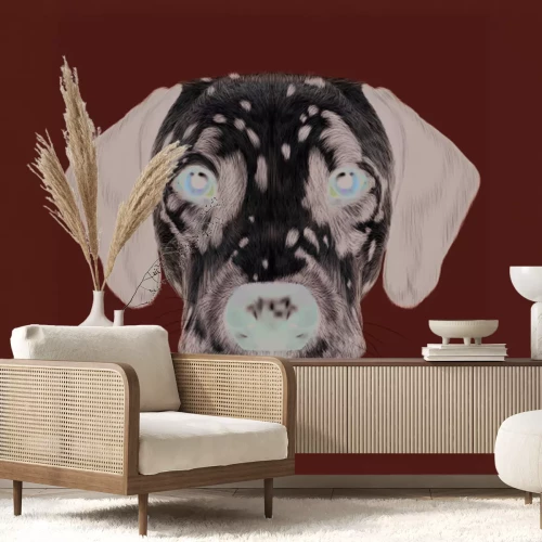 Fotobehang Dalmatiër op een lichte achtergrond