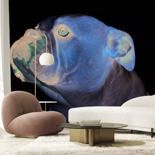 Fotobehang Engelse Bulldog in een portret