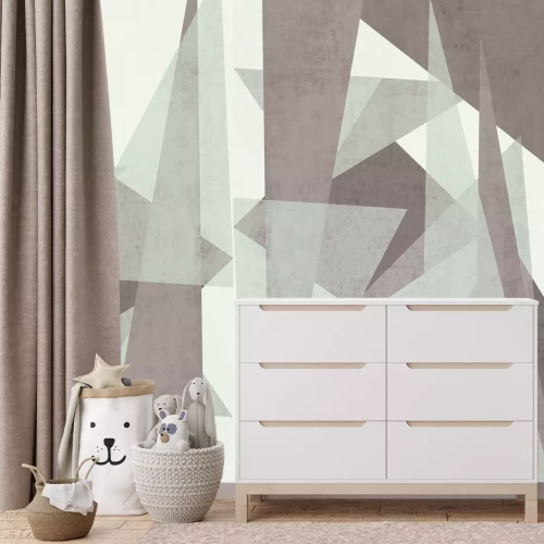 Fotobehang Moderne vormen in Scandinavische stijl