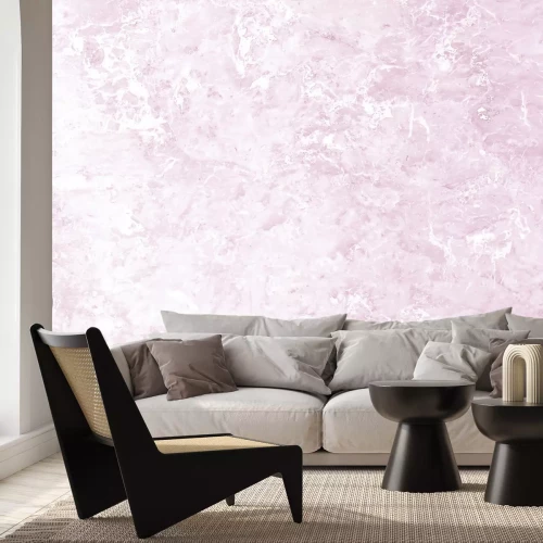 Fotobehang Roze marmer in een artistieke interpretatie