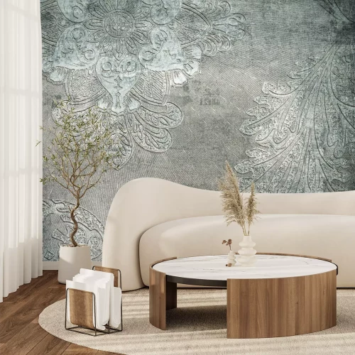 Fotobehang Rustiek patroon geïnspireerd op een betonnen muur