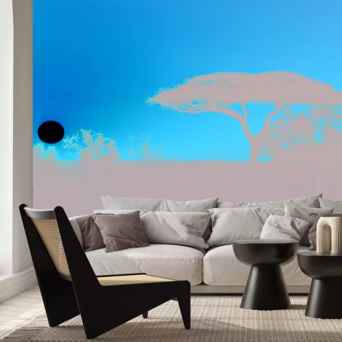 Fotobehang Natuur bij zonsondergang in Afrika