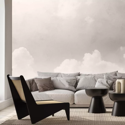 Fotobehang Een delicate lucht in minimalistische stijl