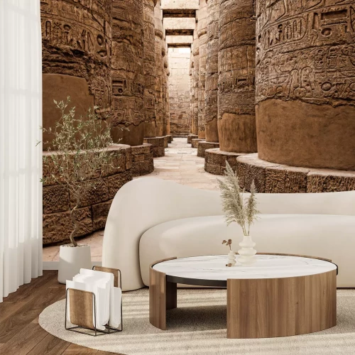 Fotobehang Karnak-tempel Oude Egyptische architectuur