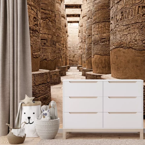 Fotobehang Karnak-tempel Oude Egyptische architectuur