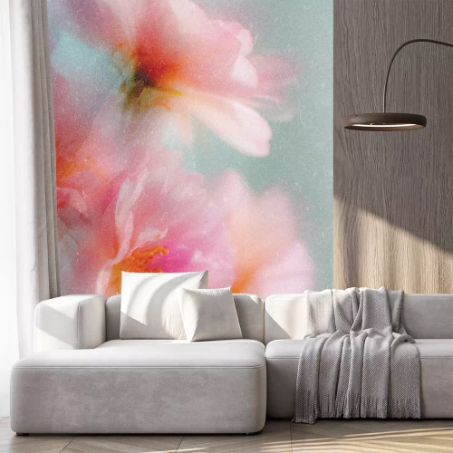 Sticker Vage foto van kersenbloesems