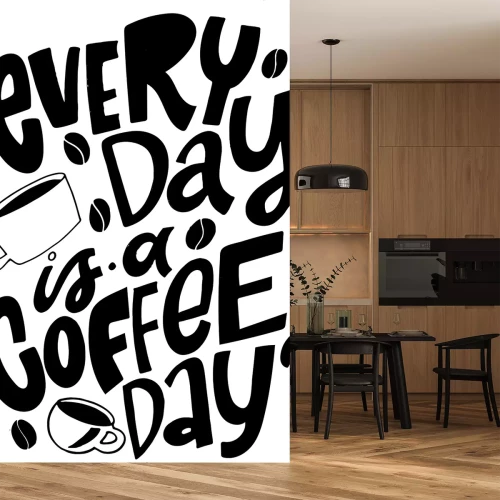 Sticker Tekst EVERY Day is a COFFEE Day