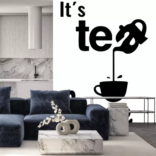 Sticker Grafiek met de tekst It’s Tea Time