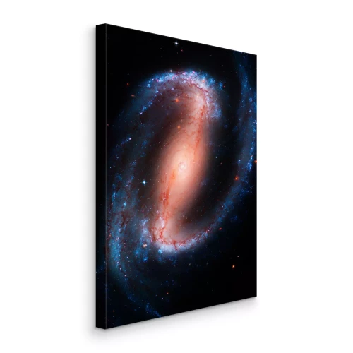 Canvas Spiraalvormig sterrenstelsel in de ruimte