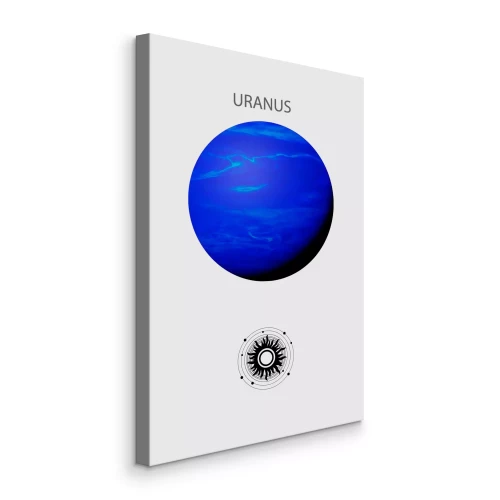 Canvas Uranus, een gasplaneet