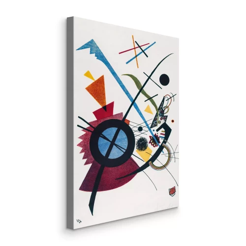 Canvas Abstracte harmonie van basistonen