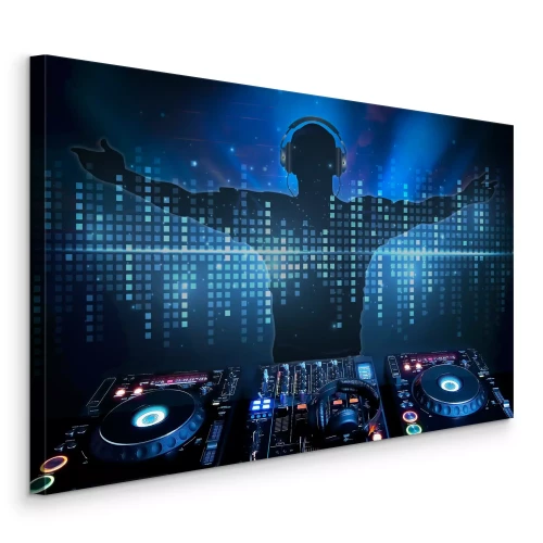 Canvas DJ elektronische muziekgolf