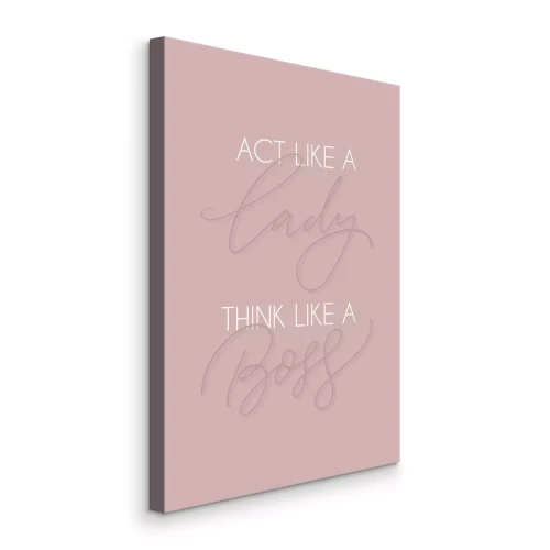 Canvas Motiverende quote over zelfvertrouwen