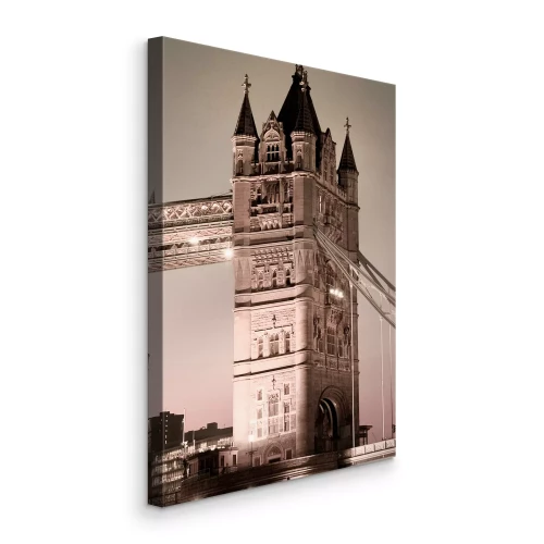 Canvas De architectuur van London Bridge