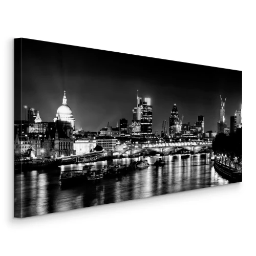 Canvas Panorama van de stad Londen