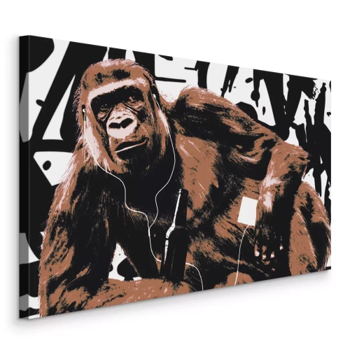 Canvas Gorilla Urban Pop Art