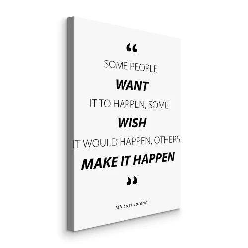 Canvas Motivatie over de wil om te handelen