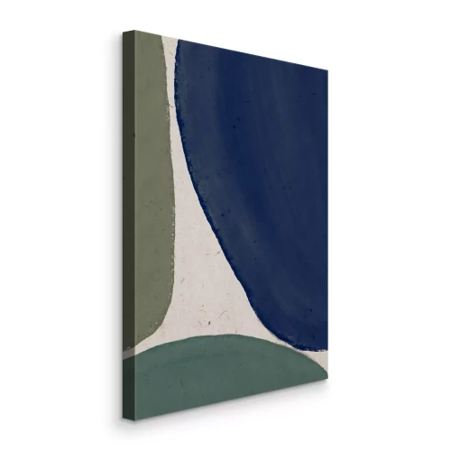 Canvas Kleurrijke vormen geschilderd in een moderne stijl