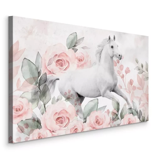 Canvas Gallop Among the Roses (1 Part) Wide