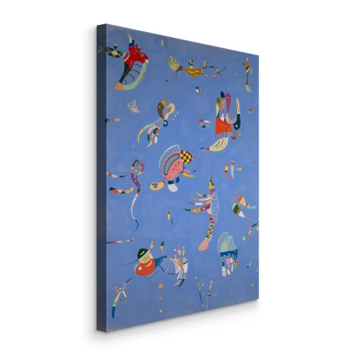 Canvas Reproductie van Wassily Kandinsky's Blue Sky
