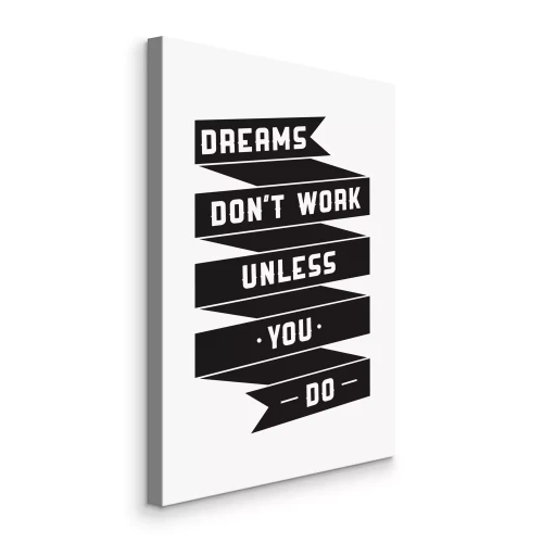 Canvas Een tekst over het bereiken van je doelen