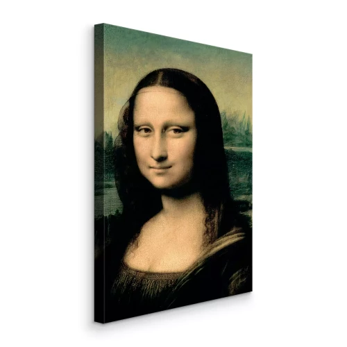 Canvas Portret van een vrouw Mona Lisa