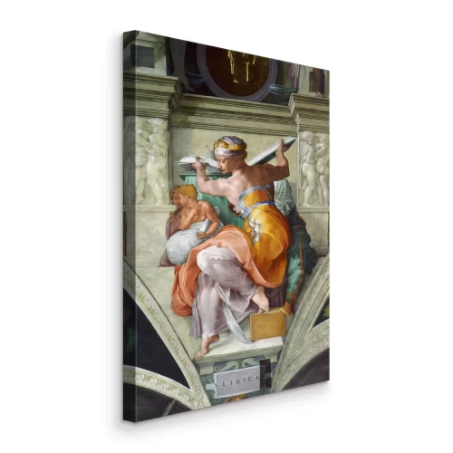 Canvas Geheimen van de toekomst door de ogen van de Libische Sibille