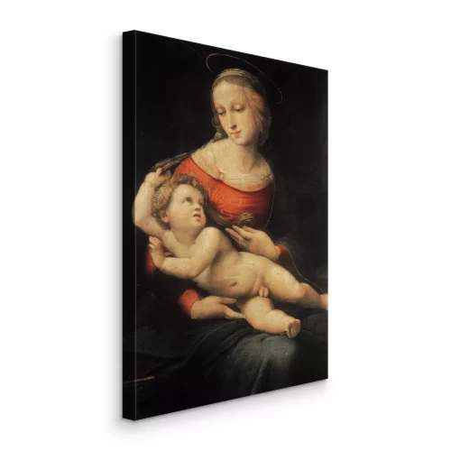 Canvas Madonna met Kind van Raphael