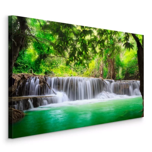 Canvas Smaragdwaterval in Kanjanaburi