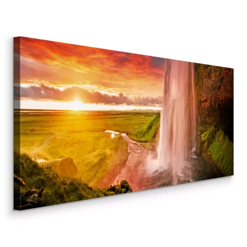 Canvas De Seljalandsfoss-waterval van IJsland