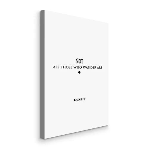 Canvas Inspirerende inscriptie over reizen