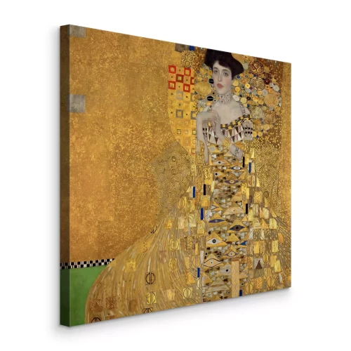 Canvas Adele Bloch-Bauer I in een gouden sierjurk