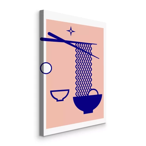 Canvas Minimalistisch Japans gerecht