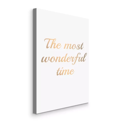Canvas Elegante gouden quote