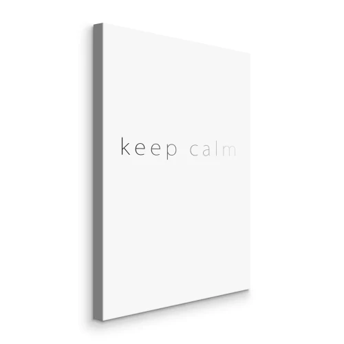 Canvas Rustige typografische belettering