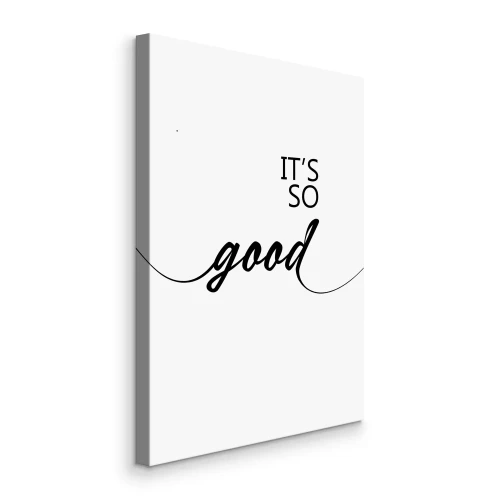 Canvas Positieve stemming in typografie