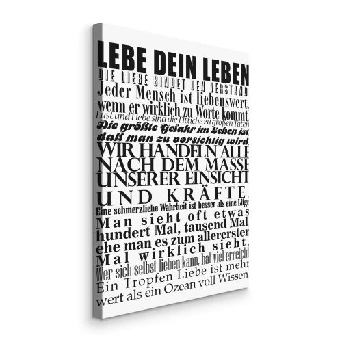 Canvas Motivatie voor je eigen pad