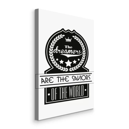 Canvas Een citaat over het belang van dromen